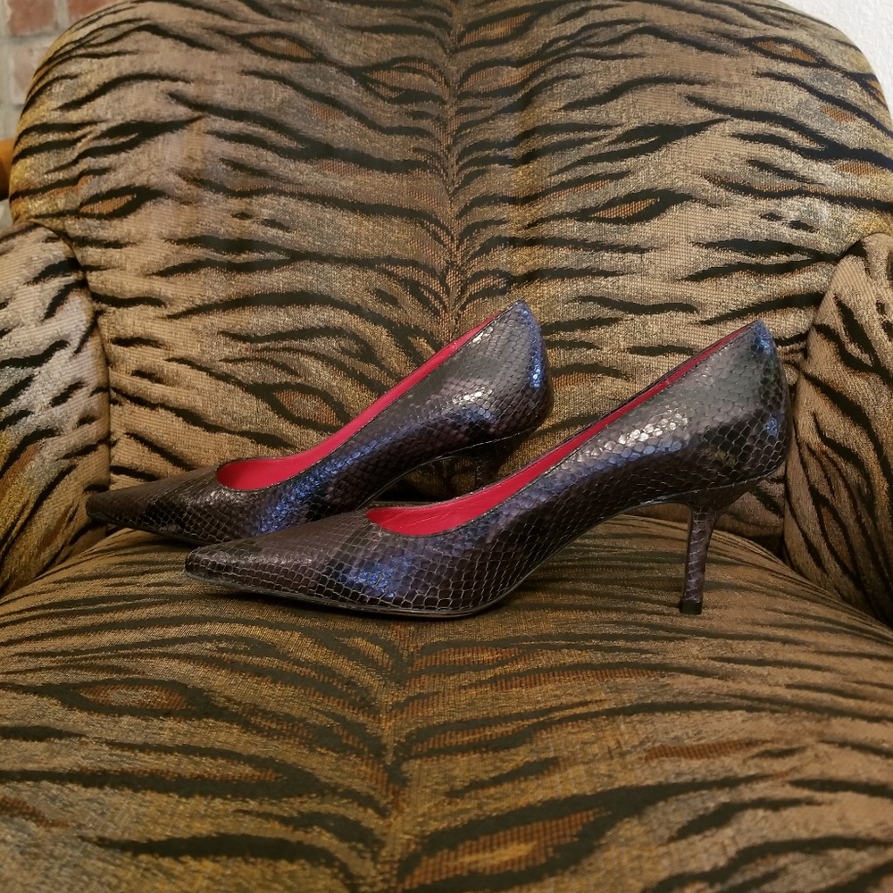 Coach Allison Python Pumps - image 3